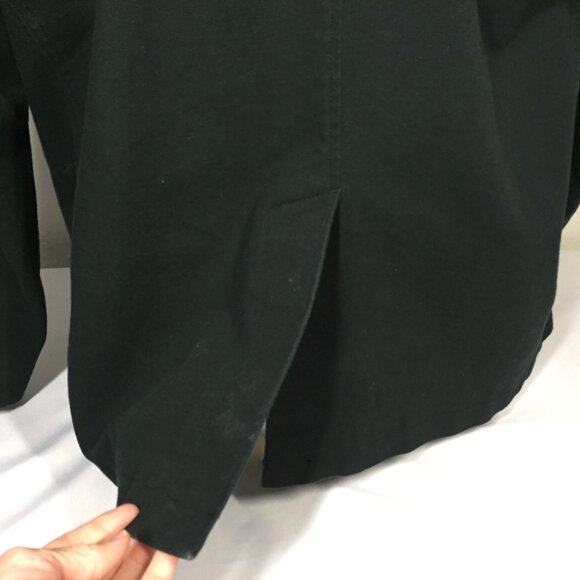 Duluth Trading Mens Large Canvas Presentation Jacket Blazer Style Black Heavy - Picture 5 of 8